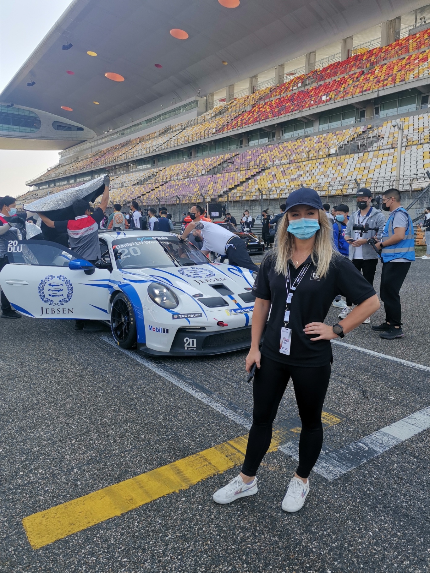 Porsche Carrera Cup Asia 2021 — lead physiotherapist at the Shanghai Formula 1 Circuit.